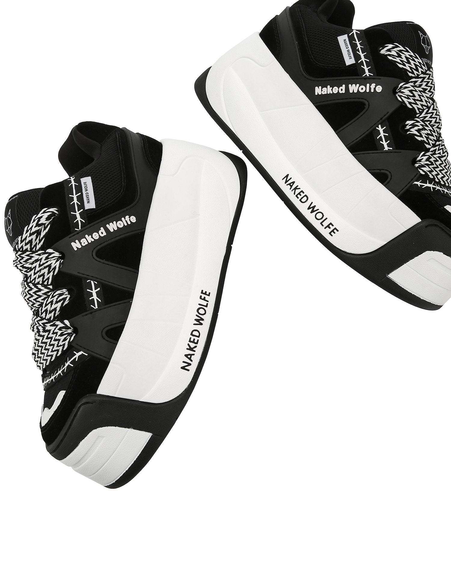 ★送料・関税込み★Naked Wolfe スライダー 7cm 厚底スニーカー ☆NAKED WOLFE☆Slider 厚底 プラットフォーム スニーカー 7cm
