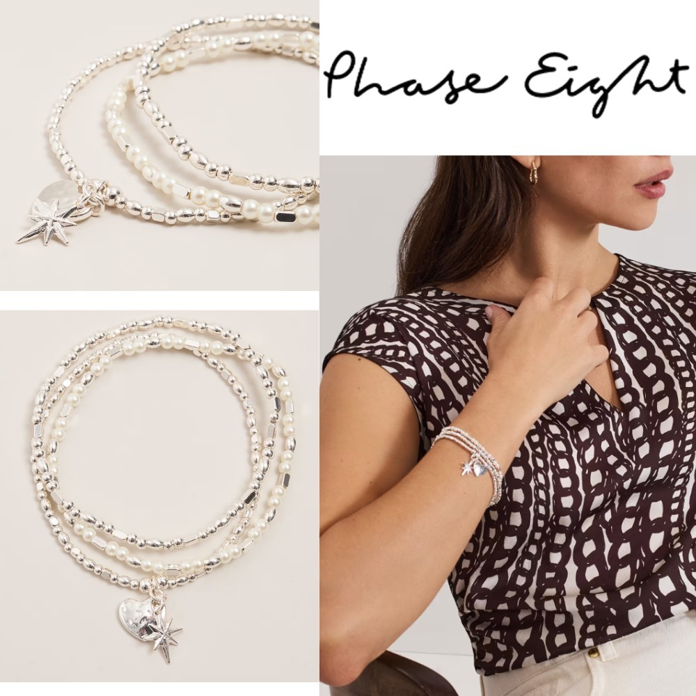 英国ブランド【Phase Eight】ビーズブレスレット 関税込