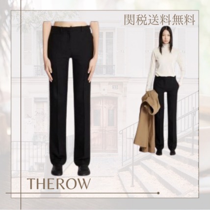 ［25ss新作］The Row ザ・ロウ ブラック パンツ 8495W2766BLK