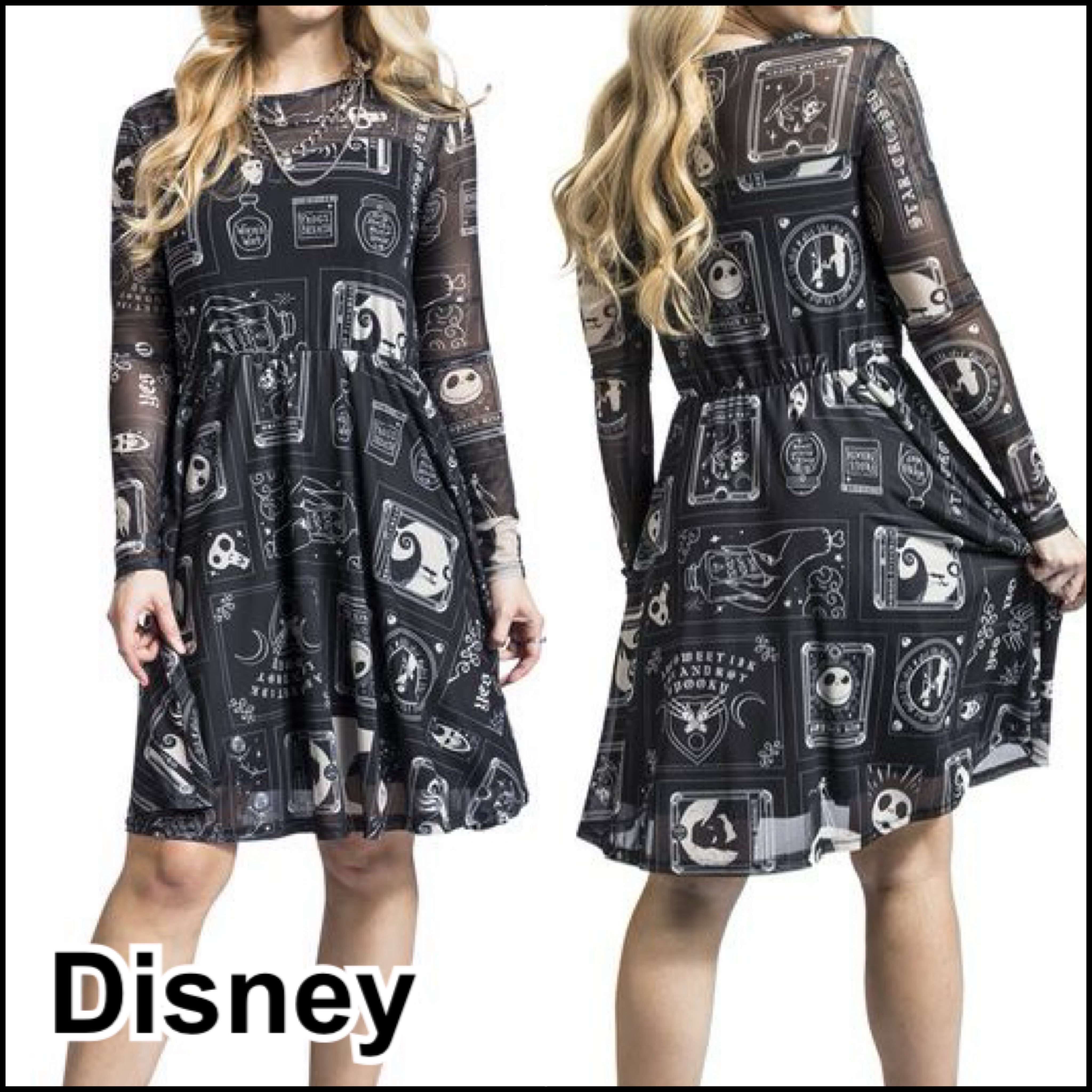 関税込【Disney】ナイトメア タロット ミディアムドレス