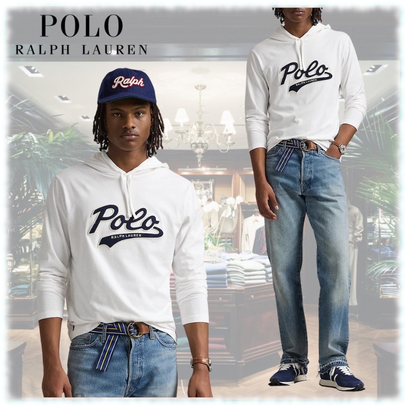 限定セール☆ Polo Ralph Lauren テキストロゴ フード Tシャツ