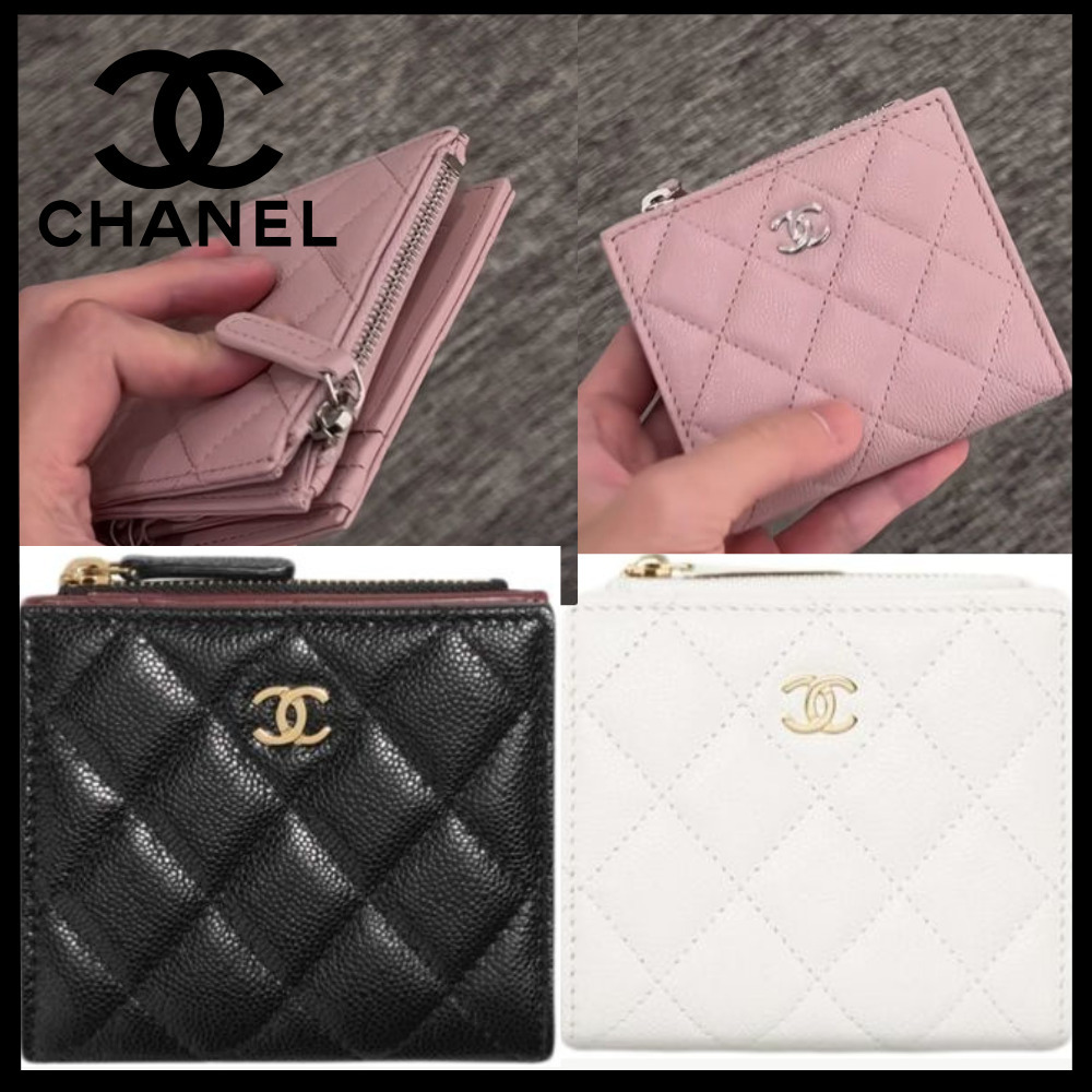 コンパクト♡収納力あり CHANEL ウォレット ミニ財布