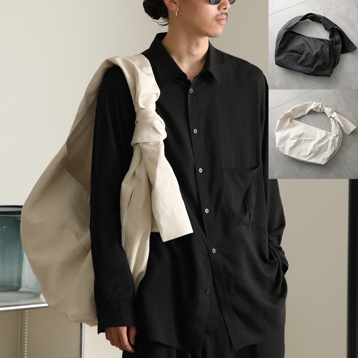OMAR AFRIDI ショルダーバッグ OA-SS25-BAG-102