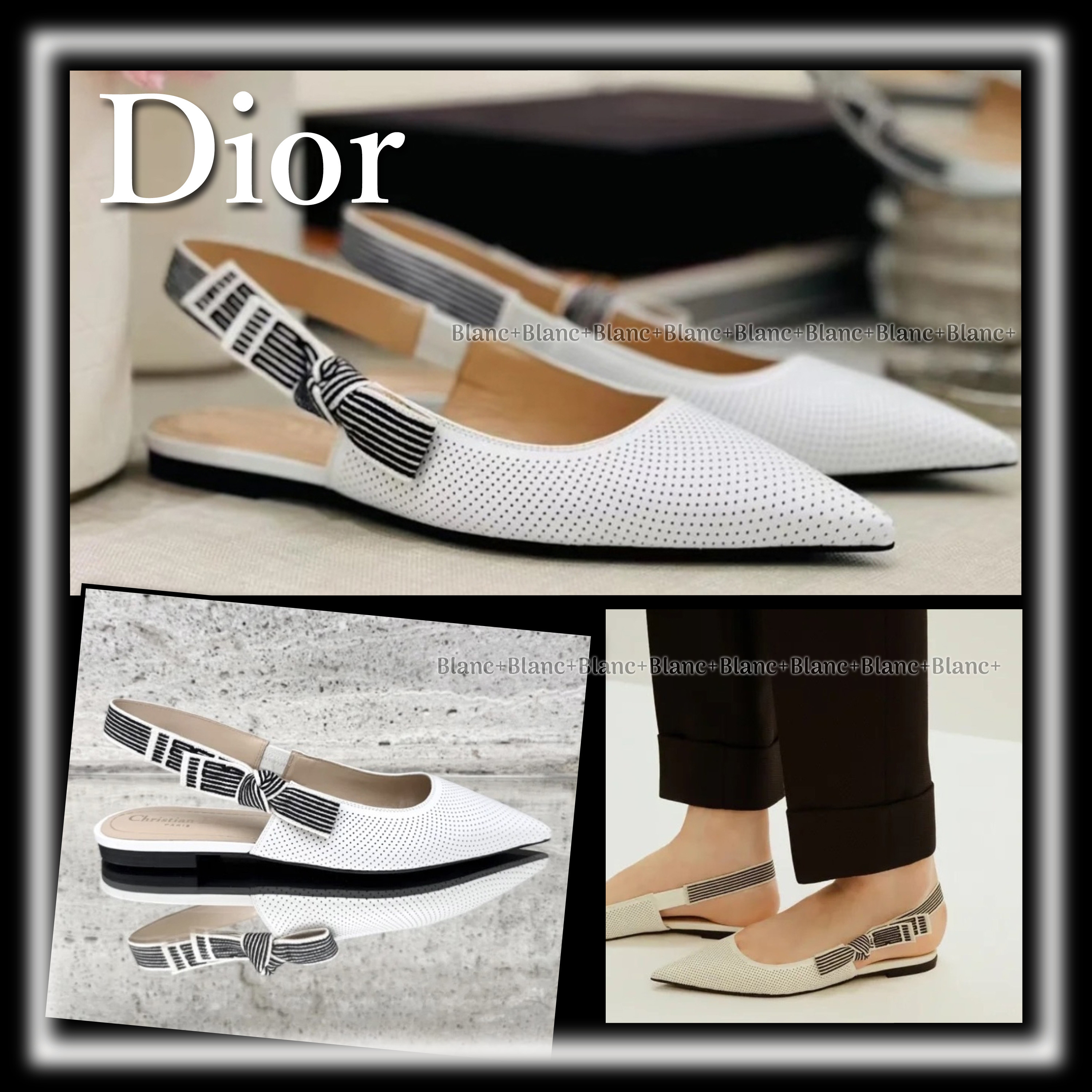 どんな装いにも♡【Dior】Toujours スリングバックフラット