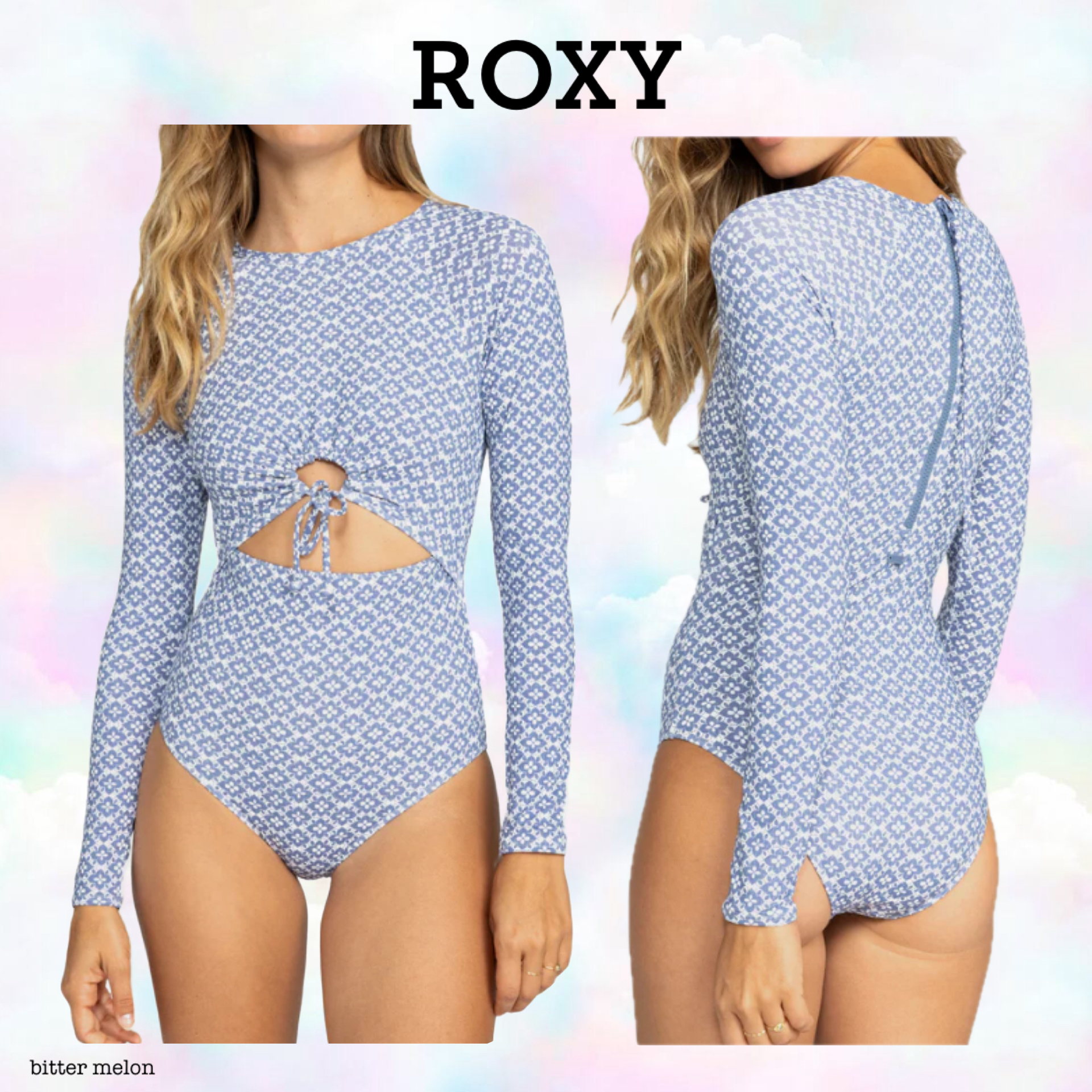 ROXY ★ Amber 長袖 ワンピース ラッシュ ガード