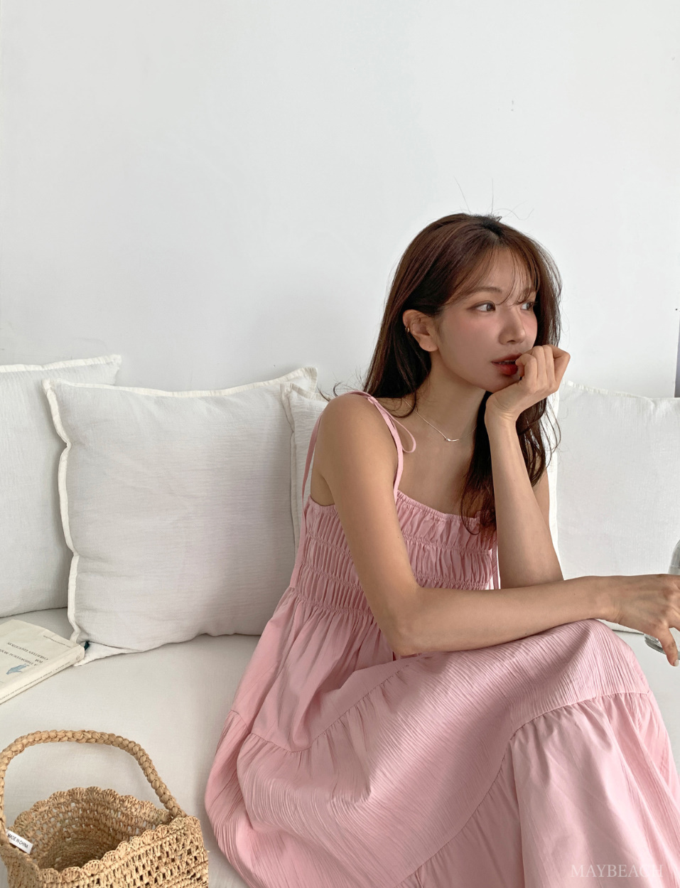 《韓国 MAYBEACH》Linda Beach Dress リゾート ワンピ 旅行