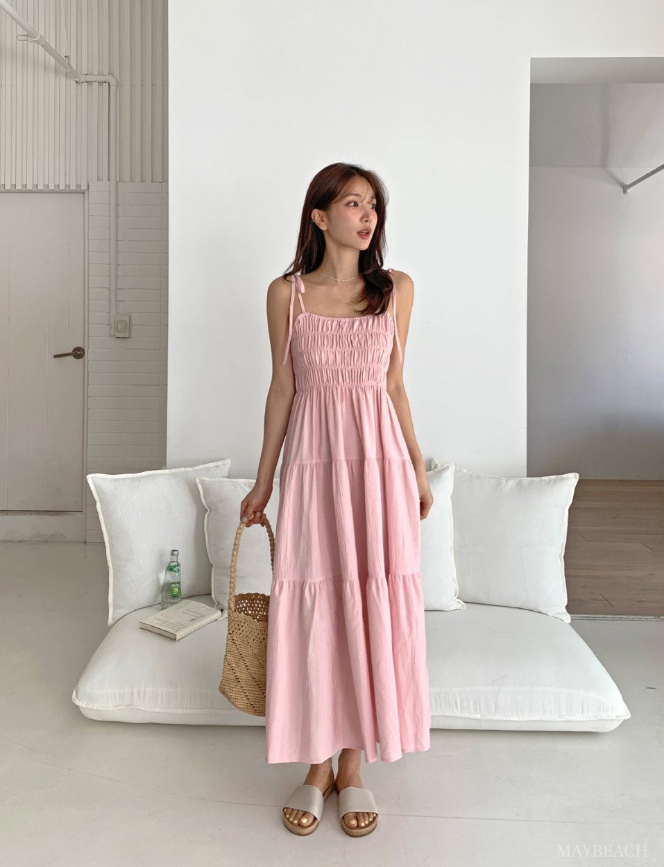 《韓国 MAYBEACH》Linda Beach Dress リゾート ワンピ 旅行