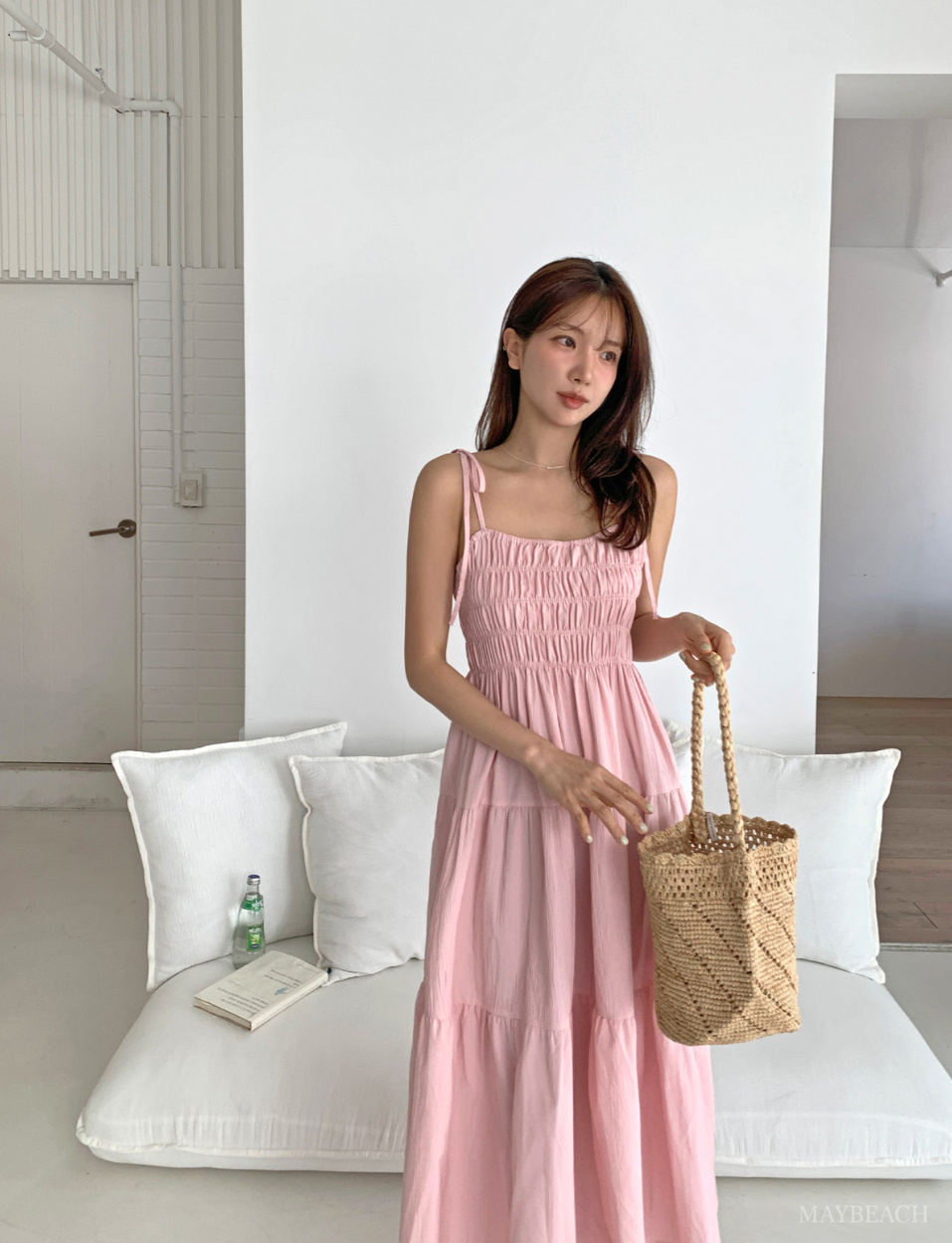 《韓国 MAYBEACH》Linda Beach Dress リゾート ワンピ 旅行