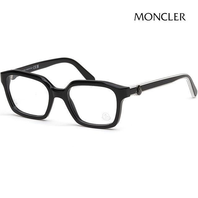 メガネ Moncler Eyewear ML5181 001 Black Square Luxury Frames