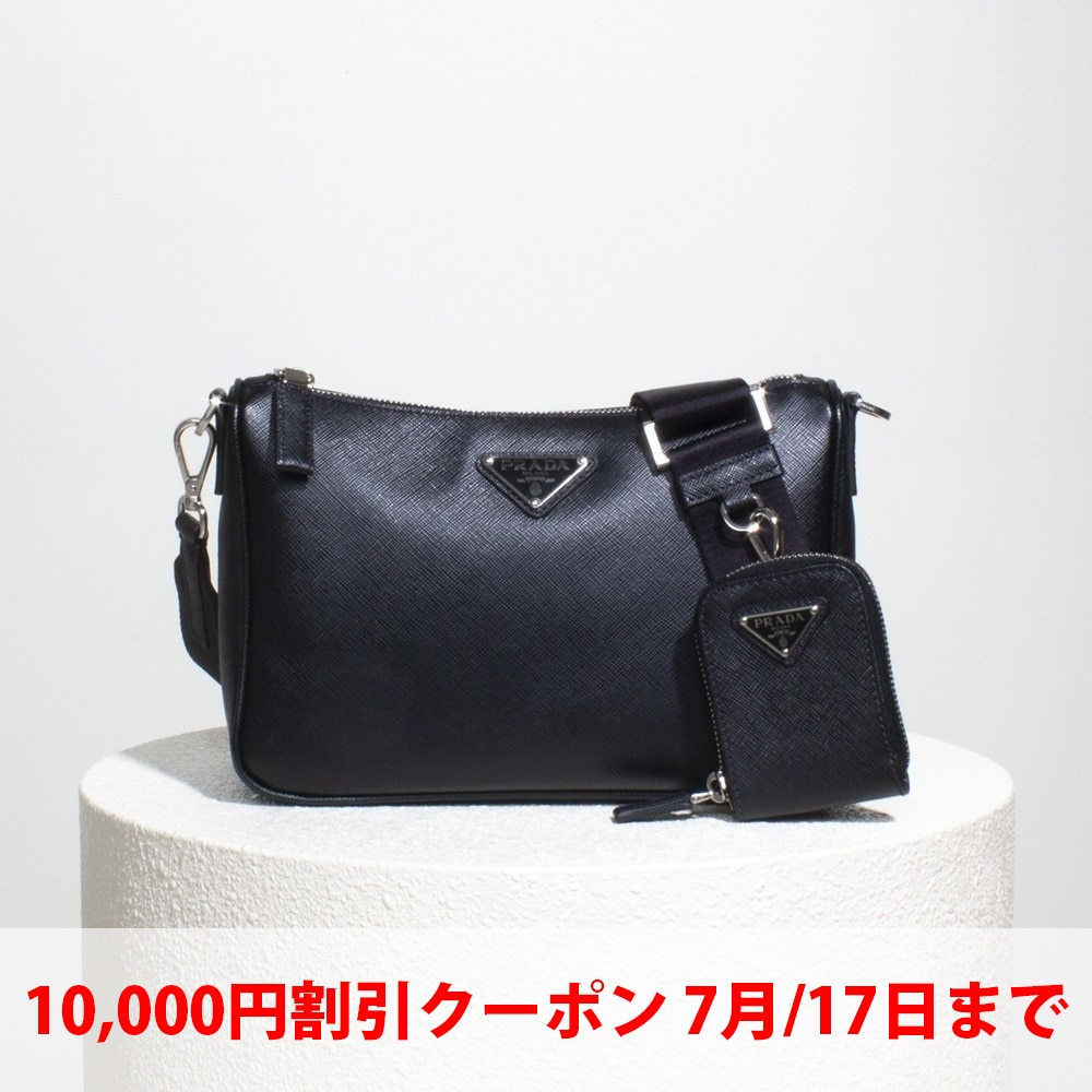 ★PRADA SAFFIANO LEATHER SHOULDER BAG サフィアーノレザー