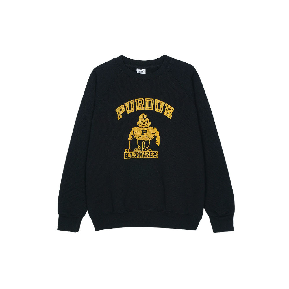 スウェット・トレーナー Wild Donkey Unisex FR-BOILERMAKERS Sweatshirt Black
