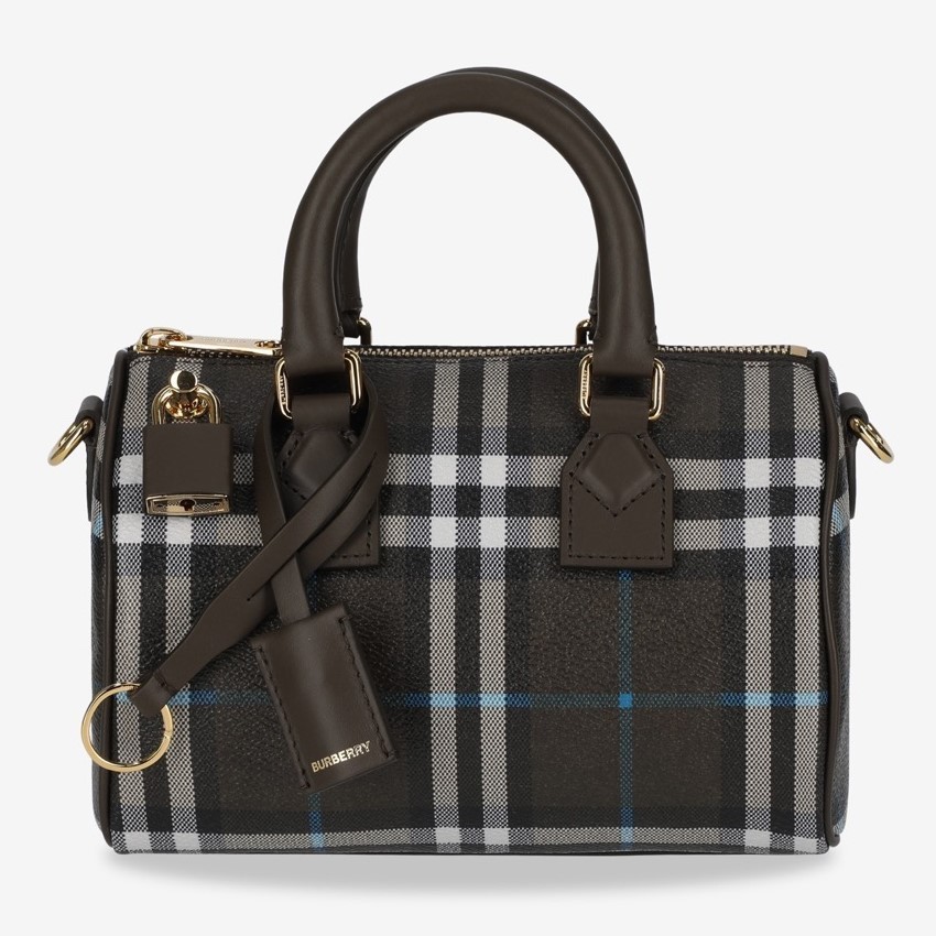 【BURBERRY】MINI CHECK BOWLING BAG