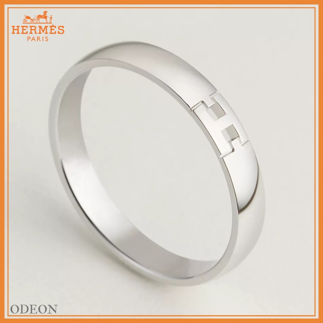 *永遠の愛を誓う*【HERMES】Hホワイトゴールドリング