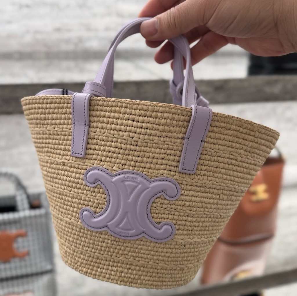 パステルカラーが可愛すぎCELINE ナノ サプル クラシック パニエ