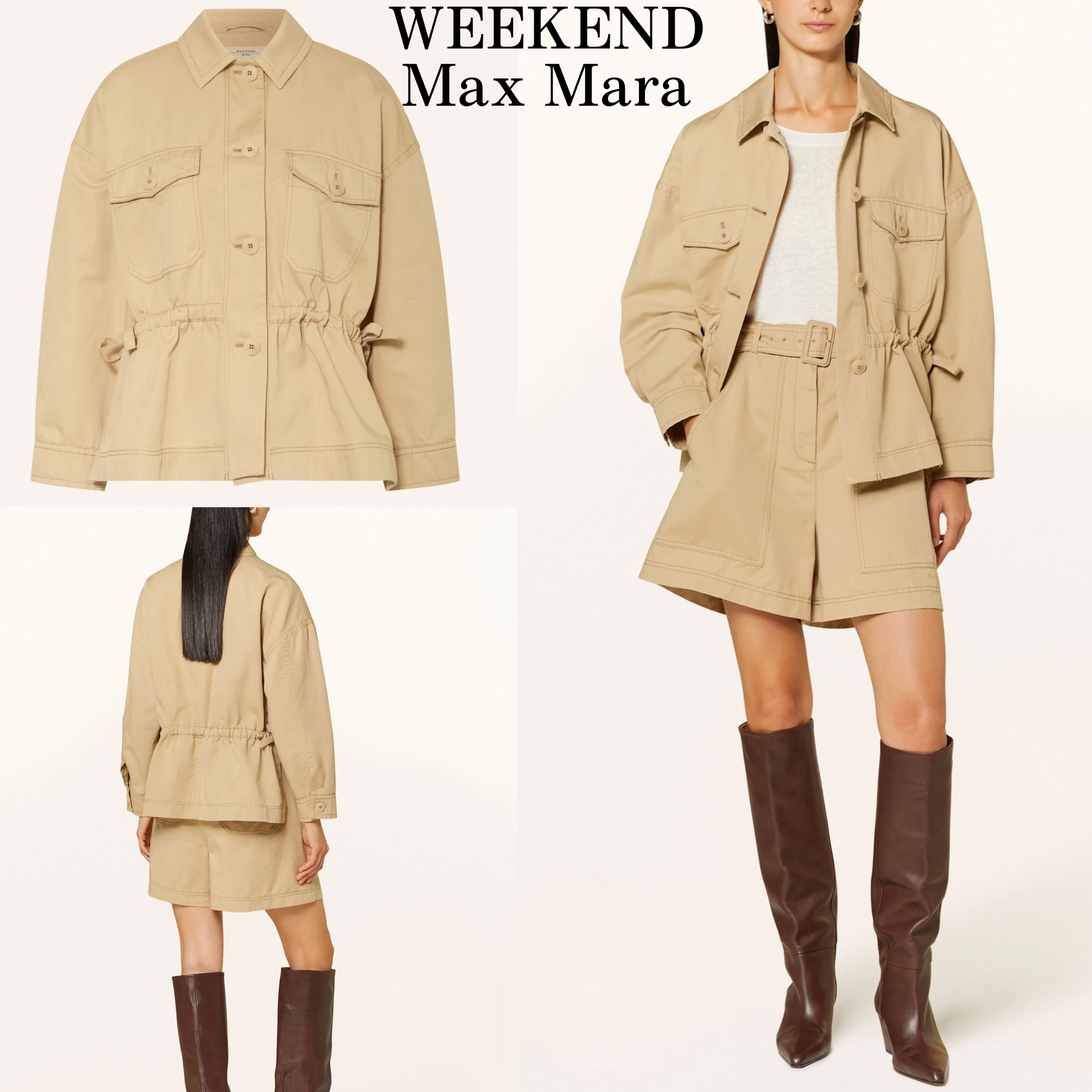 *Weekend maxmara* EGER ジャケット ドローリングウエスト