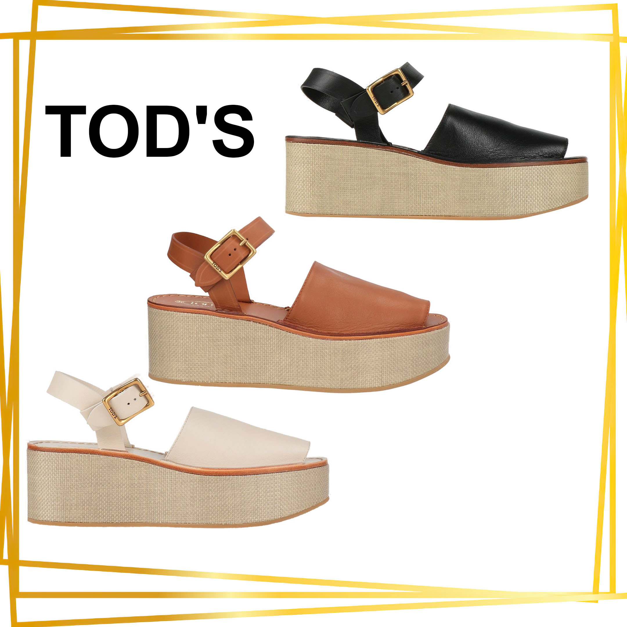 TOD'S★プラットフォーム サンダル