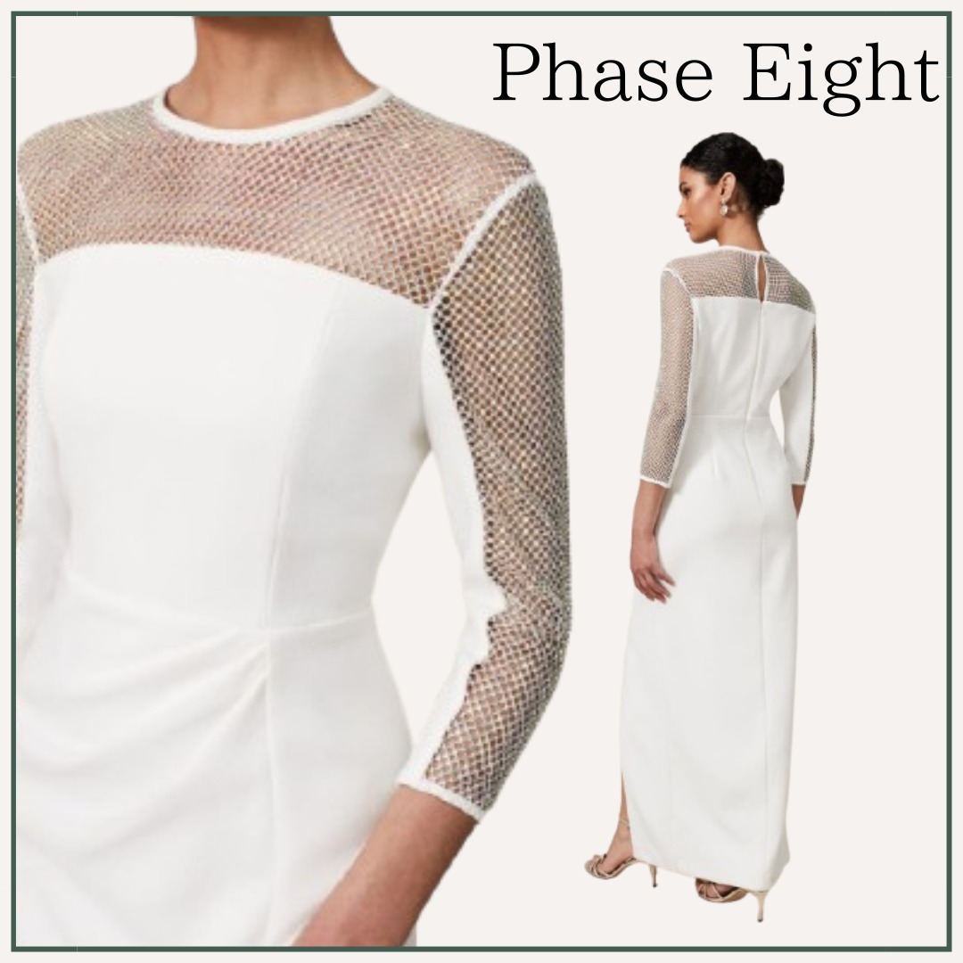 【完売間近】Phase Eight / belle装飾マキシドレス