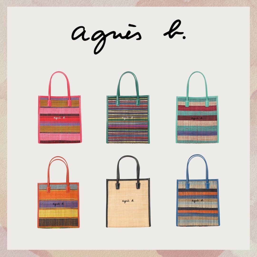 【agnes b】WAX35−01 トートバッグ