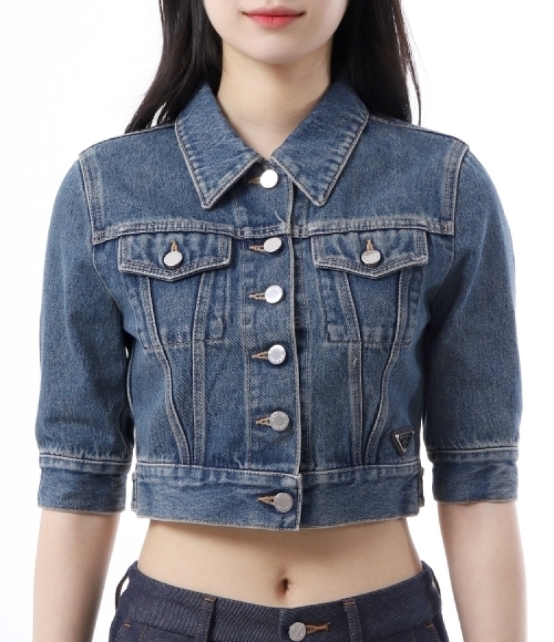 PRADA｜DENIM JACKETS (GFB316 S OOO 12OY F0008)