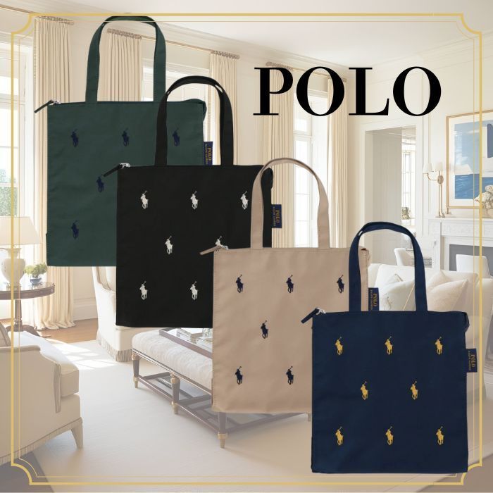 大人気！POLO RALPH LAUREN ポロポニー トートバッグ国内配送