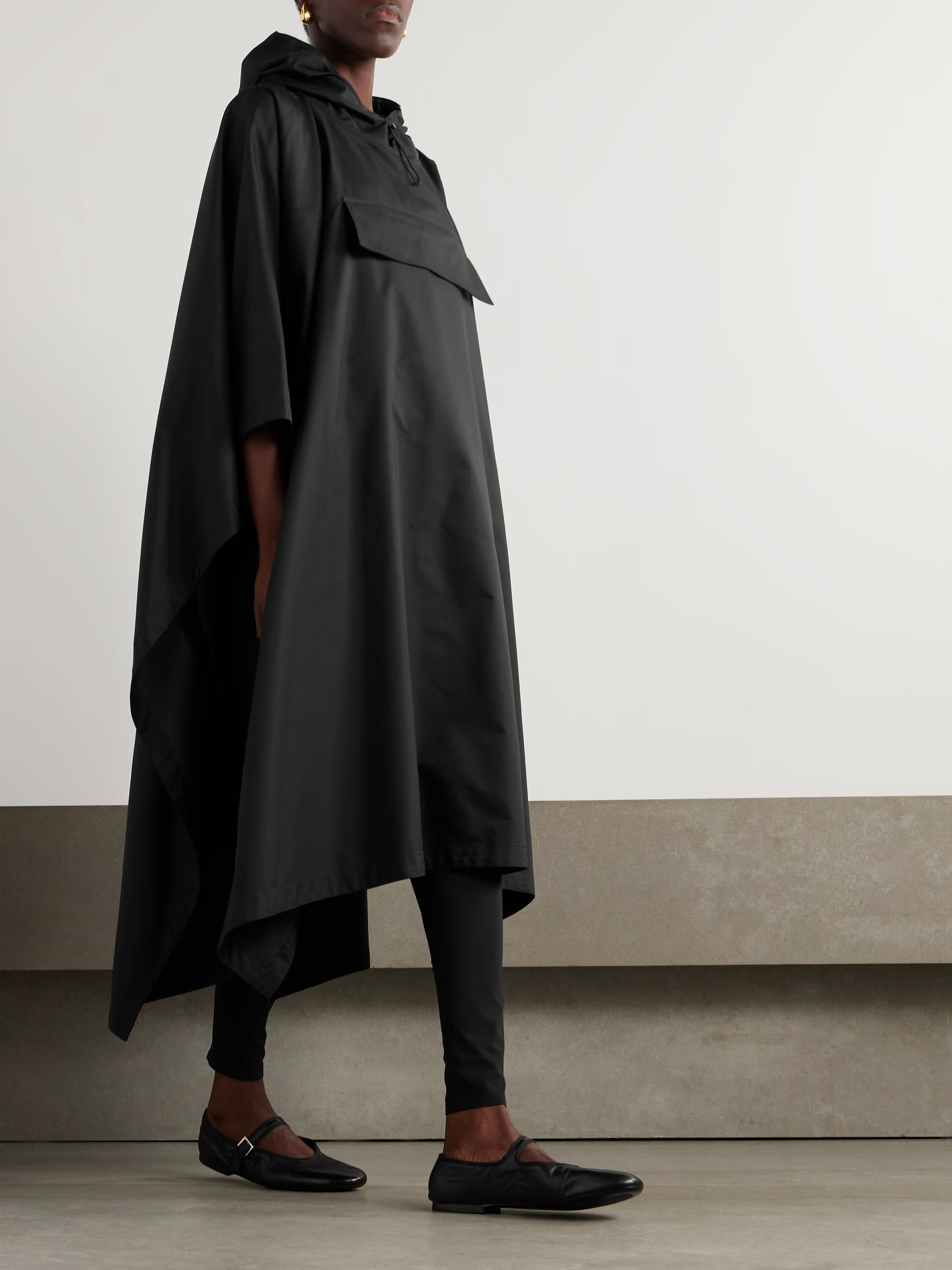【国内発送】THE ROW ポンチョ Hooded shell coat