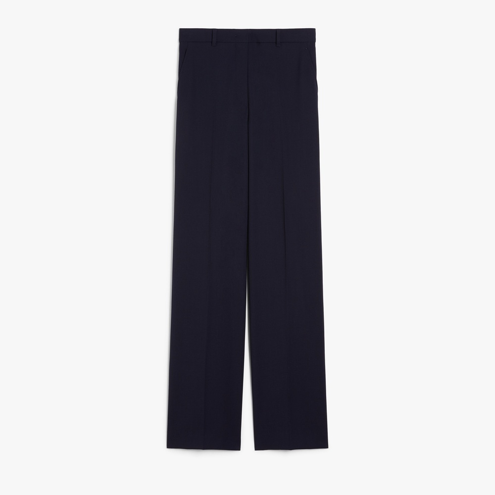 正規品★MAX MARA ストレートフィット ウールサテン
