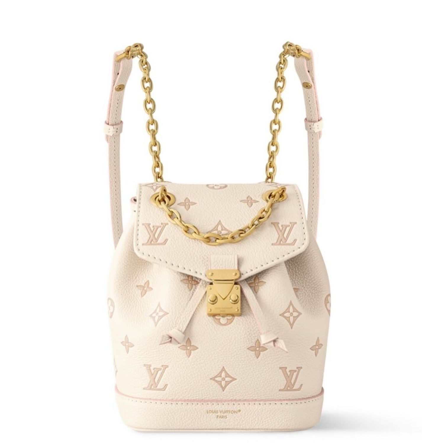 《上品な淡色カラー》ルイヴィトン LV ナノ・ノエ バックパック
