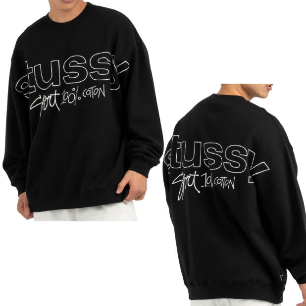【Stussy】 Sport 100 Fleece Crew トレーナー
