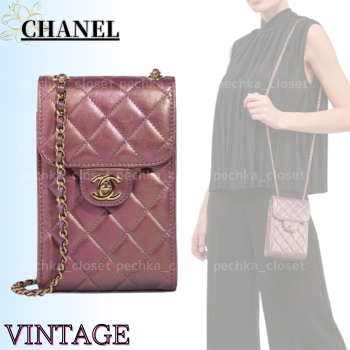 ◆希少◆VINTAGE◆【CHANEL】2020*Timeless Phone Holder*バッグ