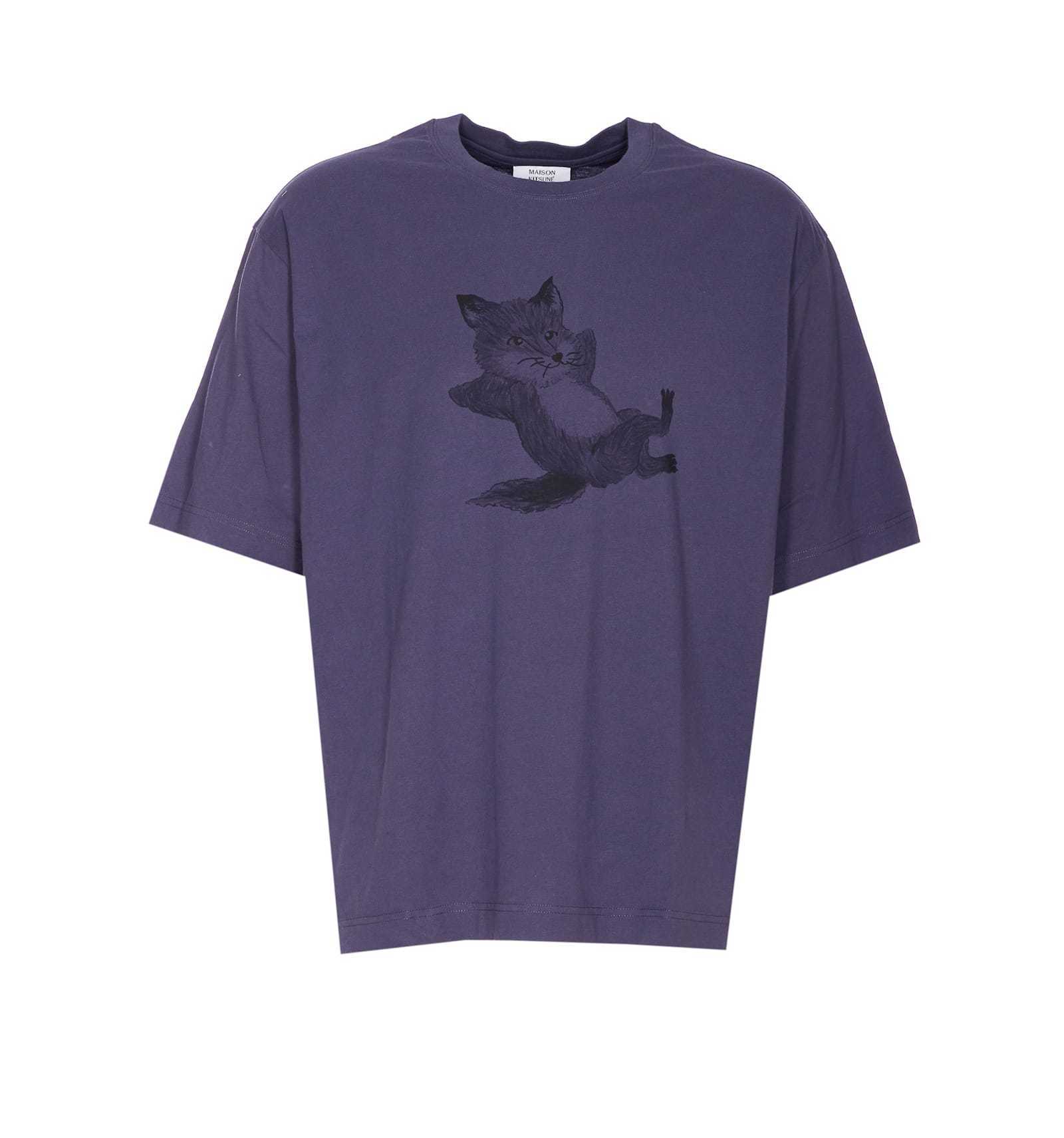 【送料&関税込】Maison KitsunAC Chillax Print Oversize T-shi