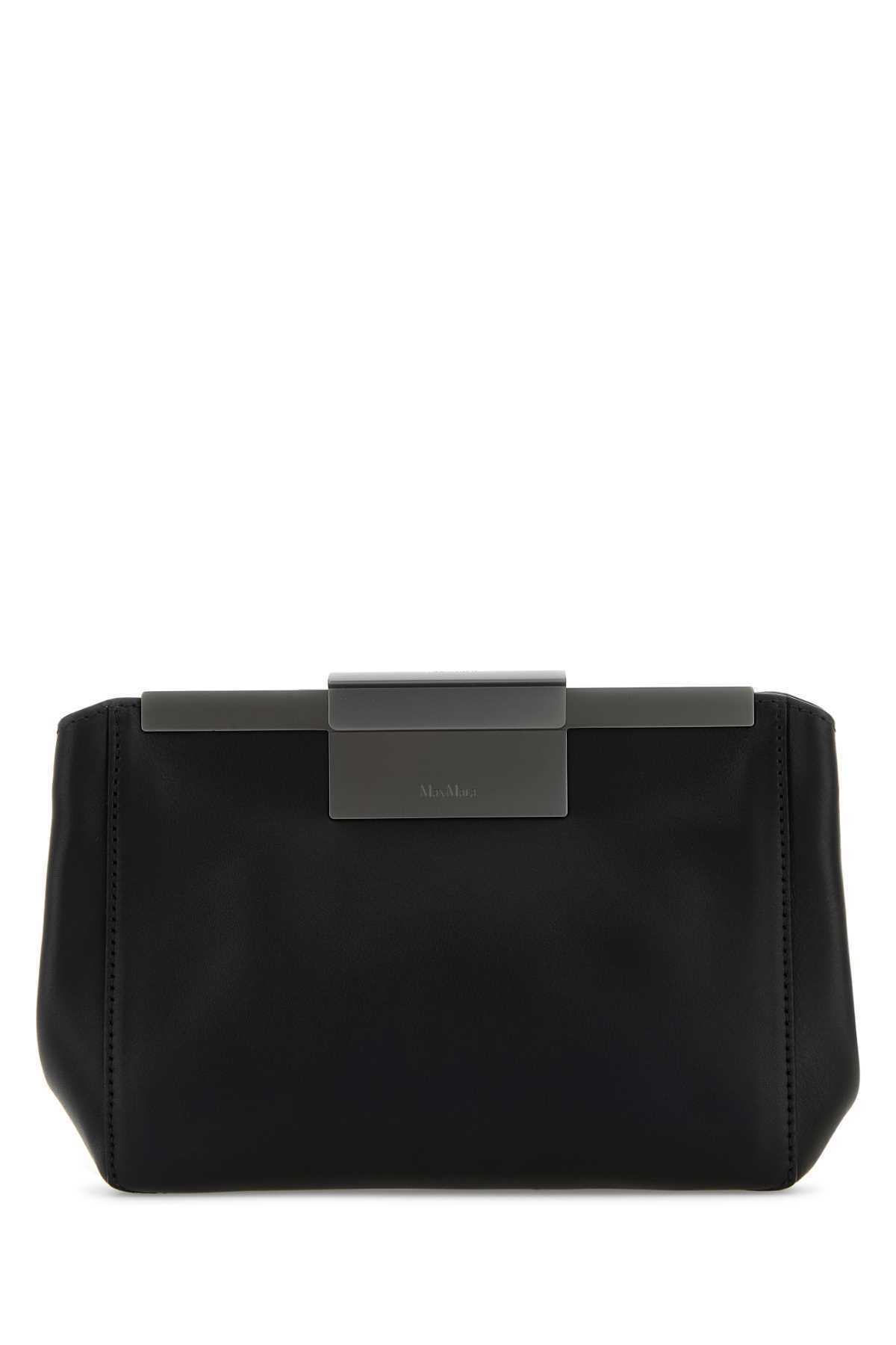 【送料&関税込】Max Mara Black Leather Belt Bag
