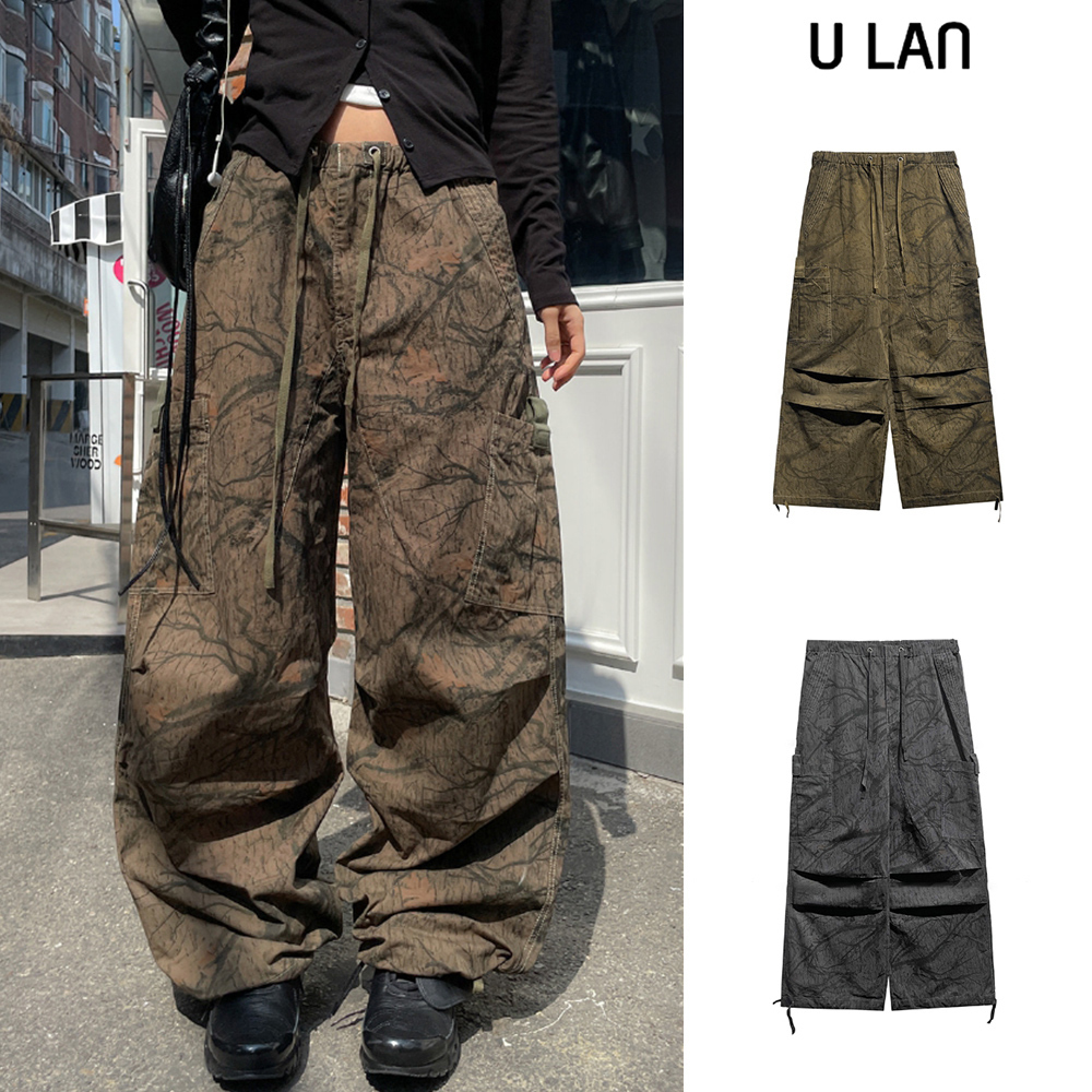 【U LAN】Pinter Realtree Strap Pocket Cargo Pants
