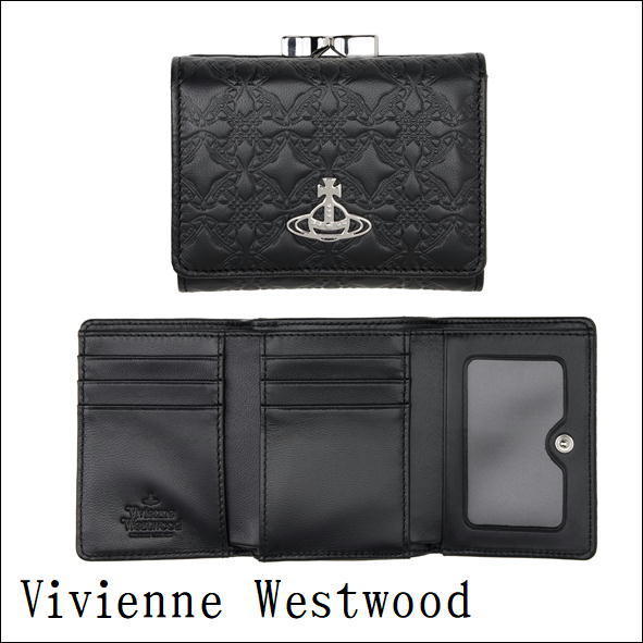 【国内送】Vivienne Westwood★IDウィンドウ付き・三つ折り財布