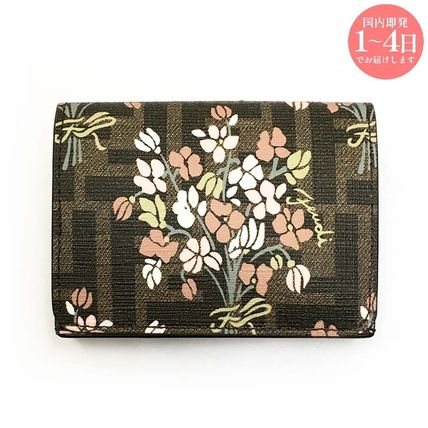 ブラウン（茶色）系 FENDI(フェンディ) 折りたたみ財布