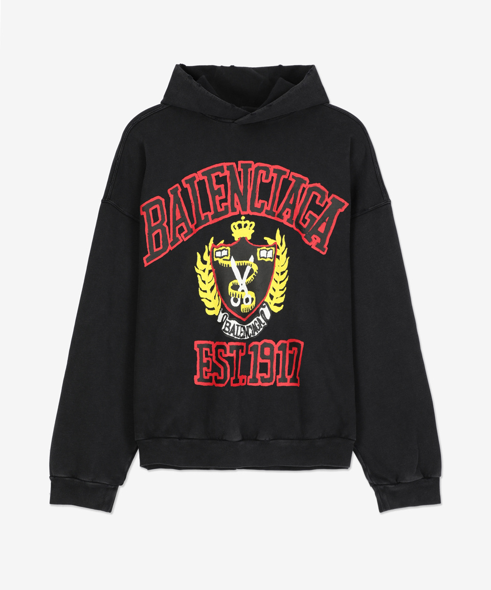 【BALENCIAGA-2023SS】 レディース フード- ブラック