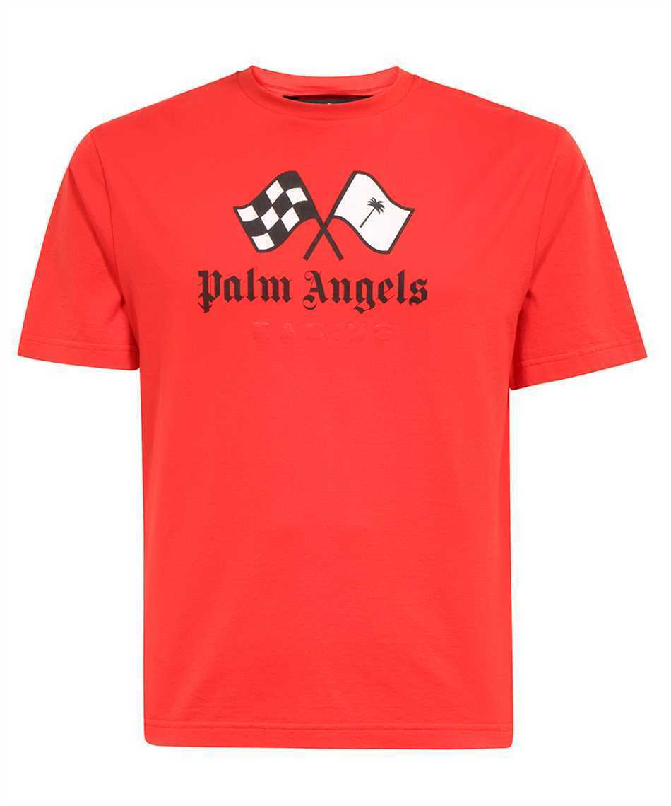 Tシャツ・カットソー Palm Angels PMAA089S24JER005 RACING SLIM T-shirt
