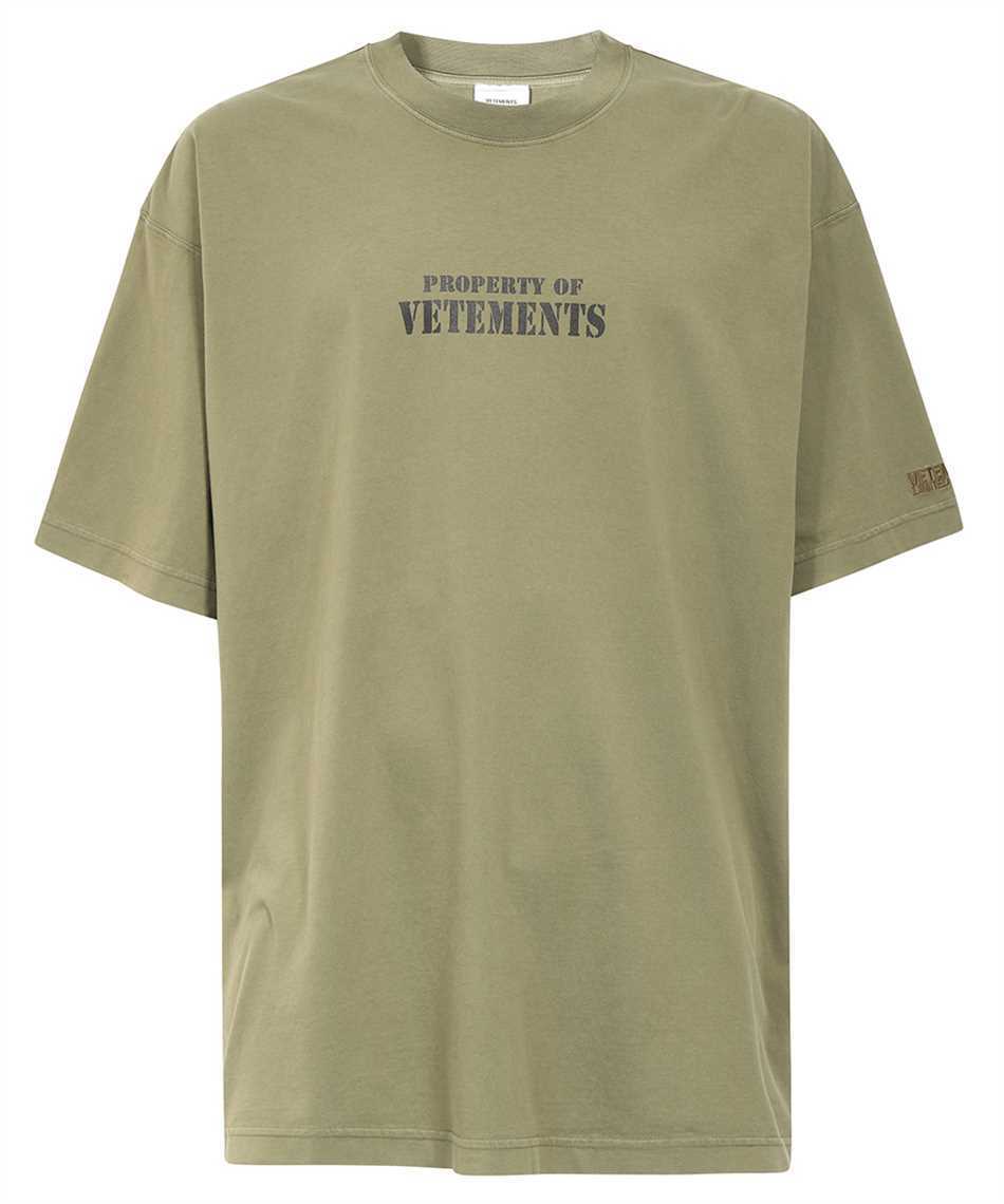 Tシャツ・カットソー Vetements UE64TR330Z PROPERTY OF VETEMENTS T-shirt