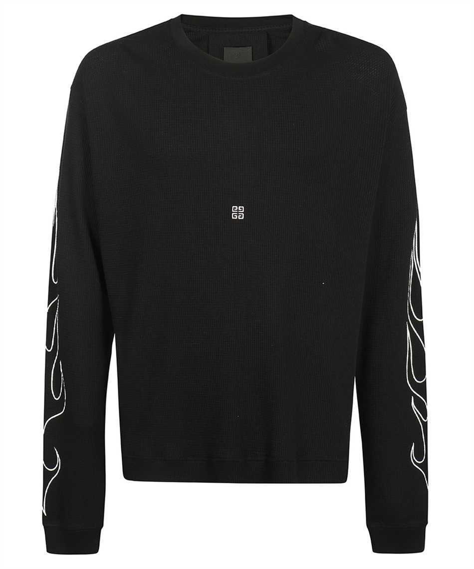 Tシャツ・カットソー Givenchy BM71KP3YHT BOXY FIT LONG SLEEVES T-shirt