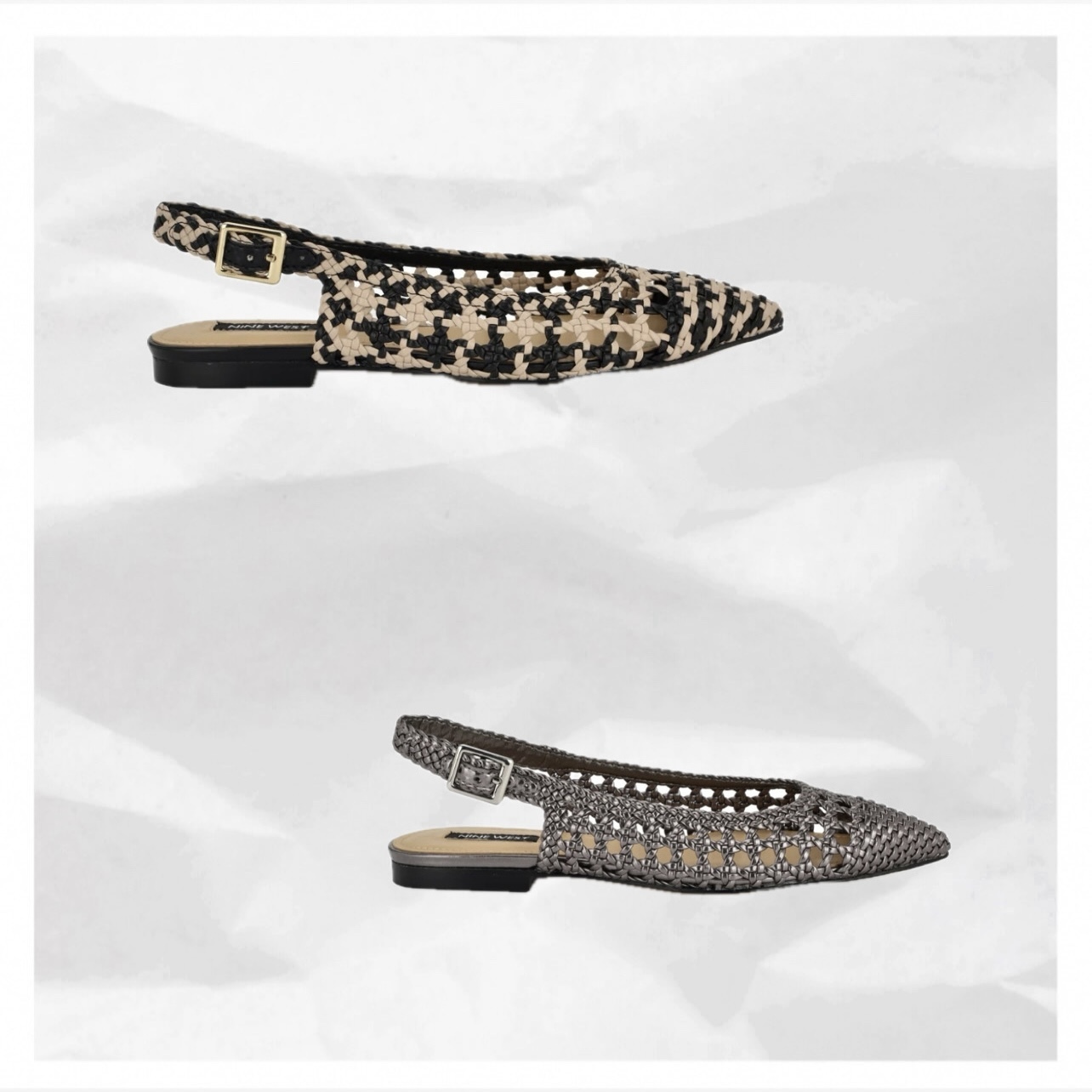 国内発送【NINE WEST】ソエル フラットシューズ