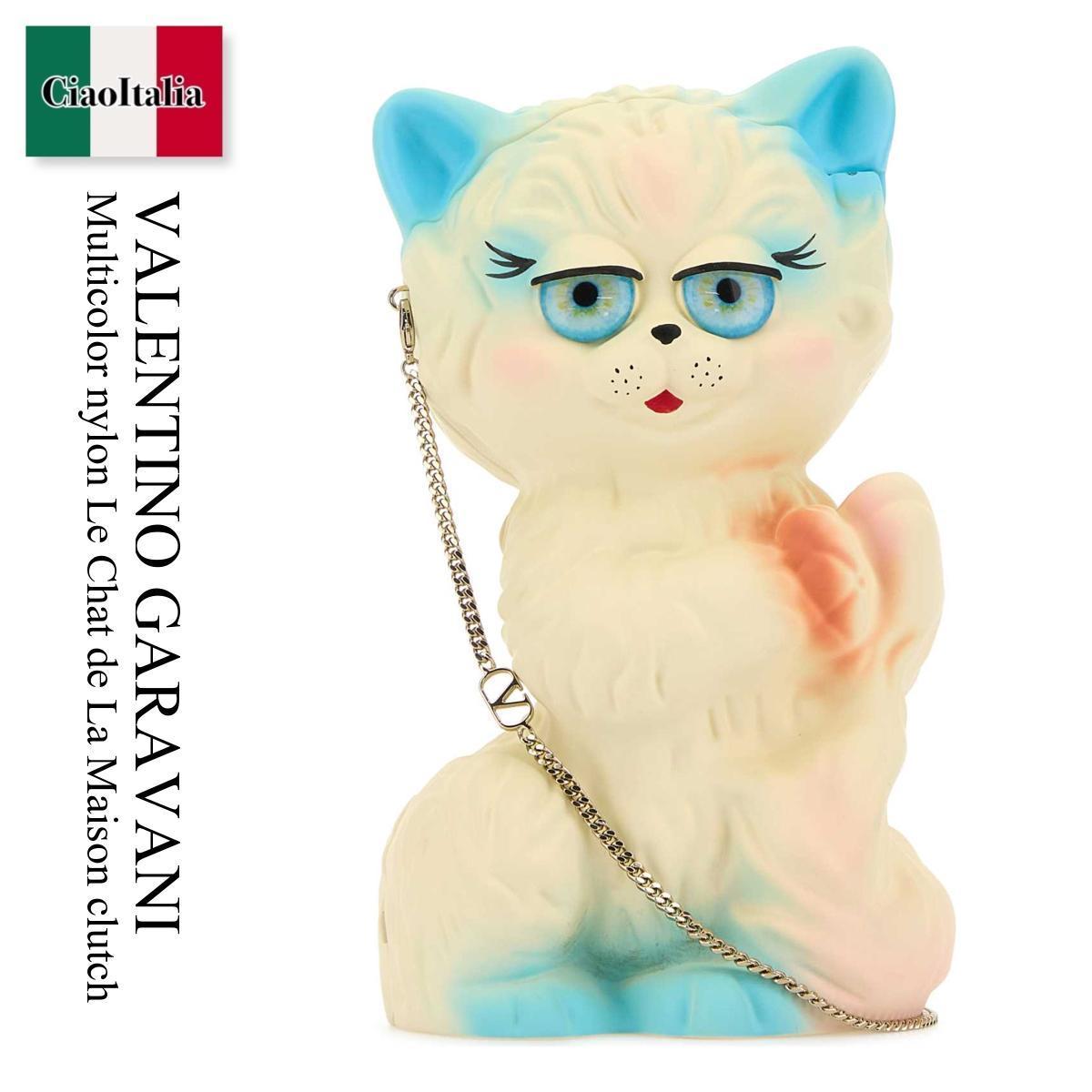 ショルダーバッグ・ポシェット Valentino Garavani Multicolor Nylon Le Chat De La Maison Clu