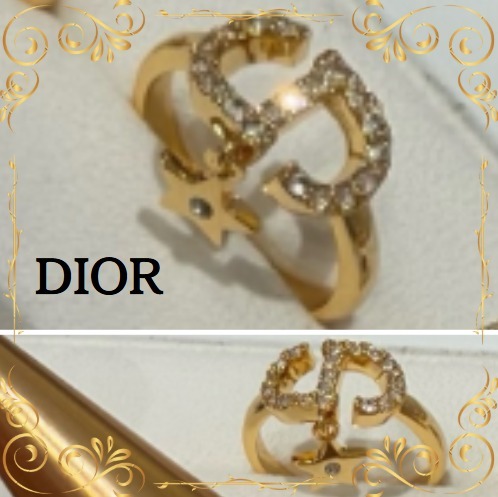 スターモチーフ☆【Dior】Petit CD Lucky Charms リング