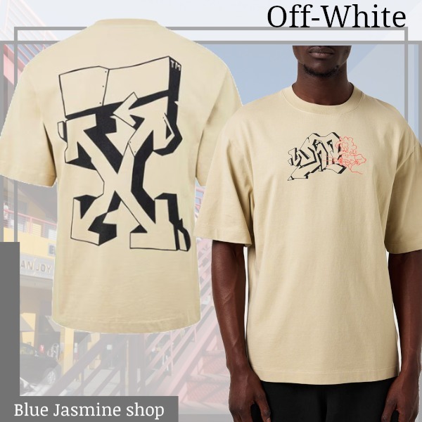 【関税無・国内発】 Off-White / Graffiti Arrows Logo T-Shirt