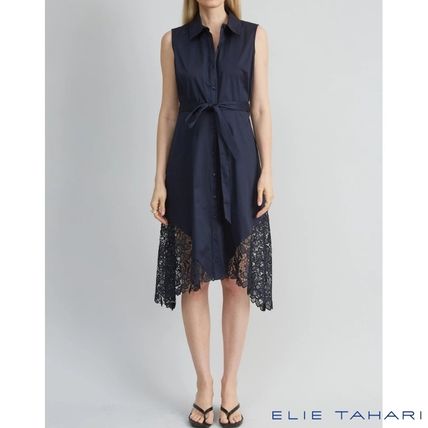 ELIE TAHARIエリータハリSALE ルーシェアシンメトリシャツワンピ Elie Tahari(エリータハリ ) ワンピース(レディース) - 海外通販