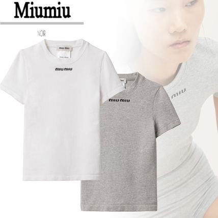 lo グレー（灰色）系 MiuMiu(ミュウミュウ) Tシャツ・カットソー
