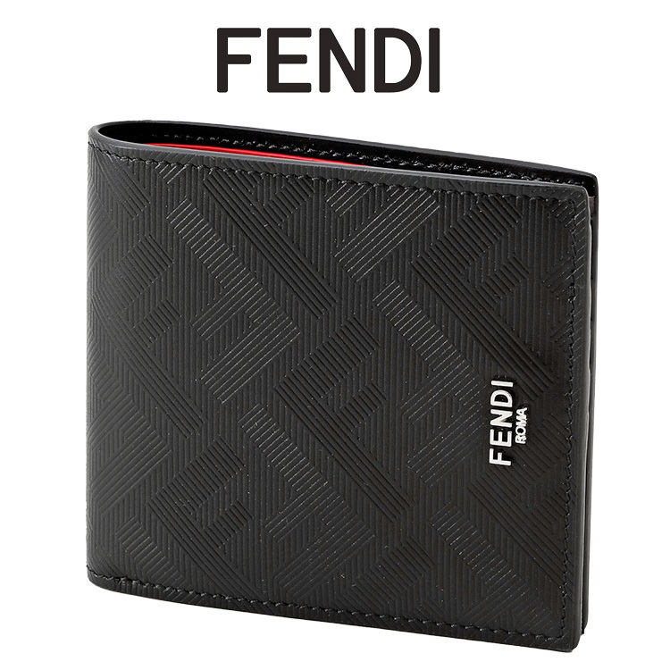 FENDI フェンディ シャドー 二つ折り財布 7M0169-AJF4-F19KP