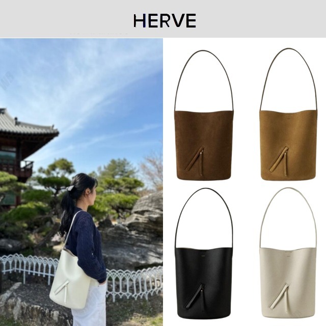 【HERVE】 MAILO BAG LEATHER