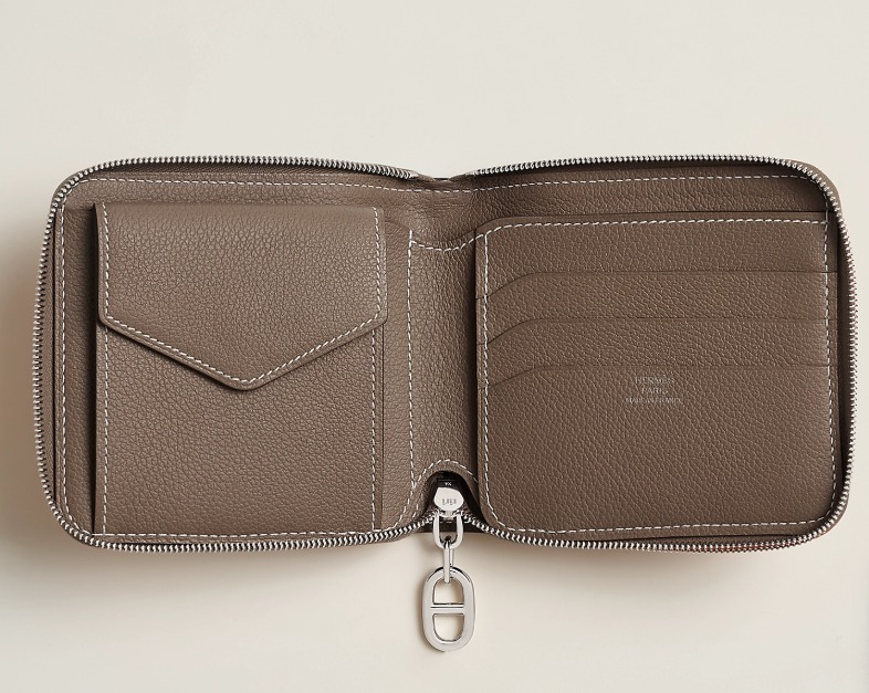 日常に映える上質ウォレット☆【HERMES】Zipengo ミニ財布 希少!】HERMES Zipengo II Chaine d'Ancreウォレット (HERMES