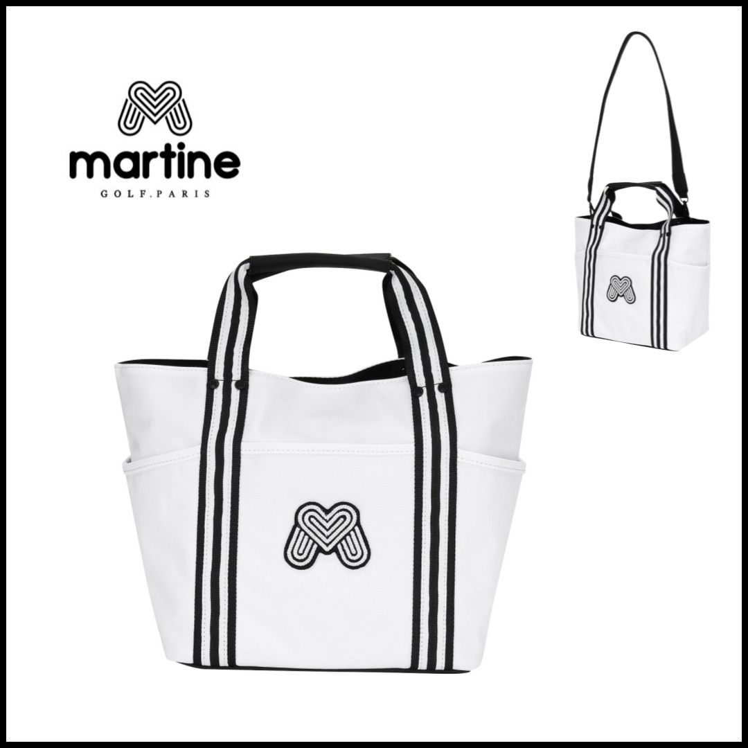 [Martine golf] Nylon Tote Bag_White / 税込み