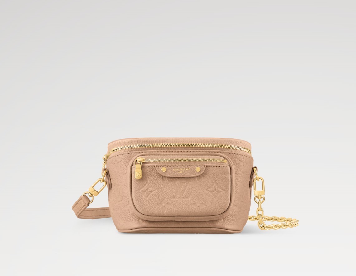 LOUIS VUITTON  MONOGRAM EMPREINTE ミニ バムバッグ / M14420
