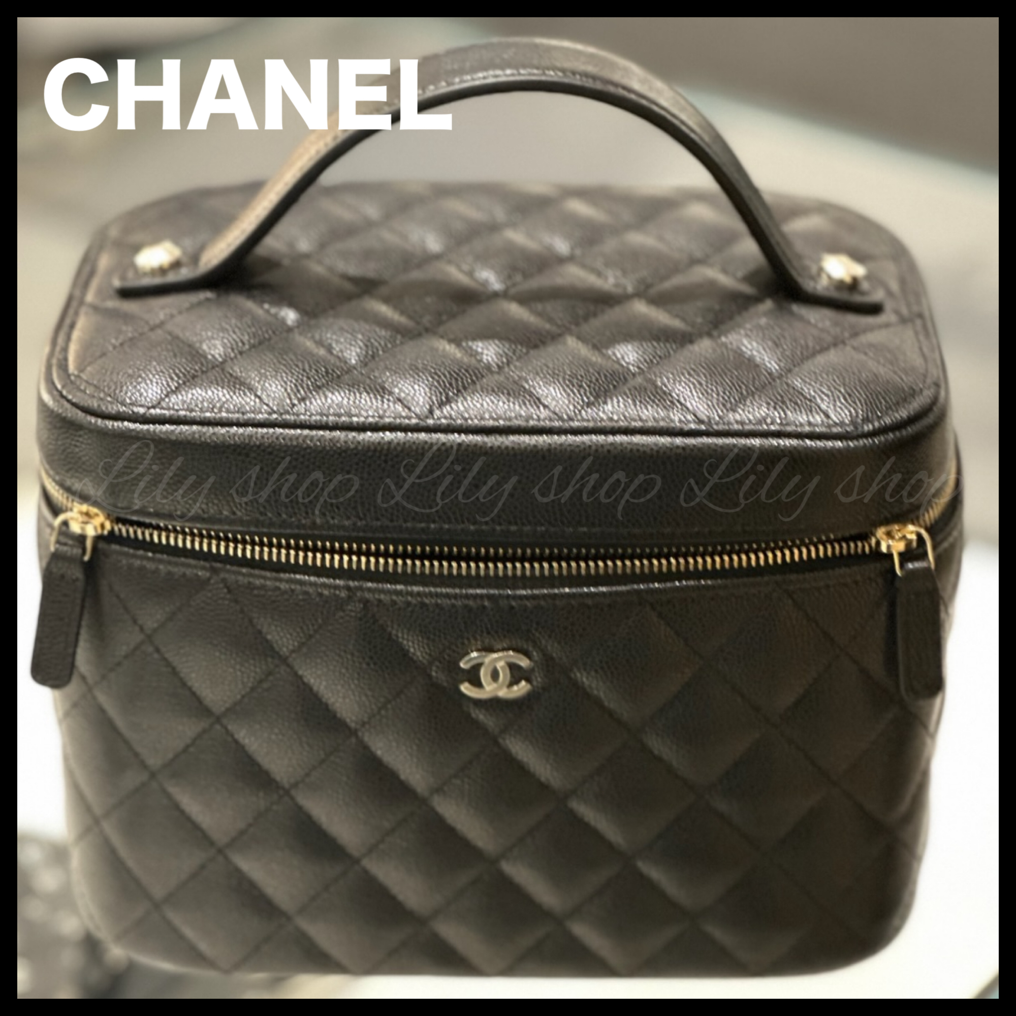 【注目♡小物も可愛く】CHANEL ヴァニティーケース